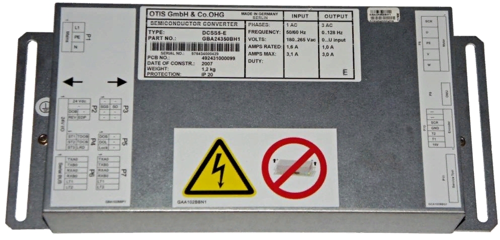 Контроллер привода дверей GBA24350BH10 DCSS5-E